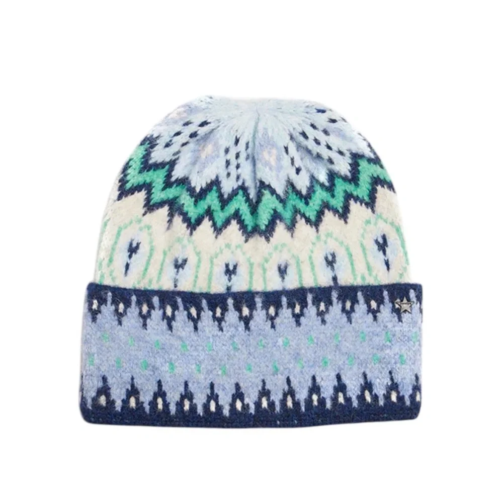 NWT Jocelyn Women’s Fait Isle Knit Hat Warm Cozy Gift Winter Stocking Stuffer